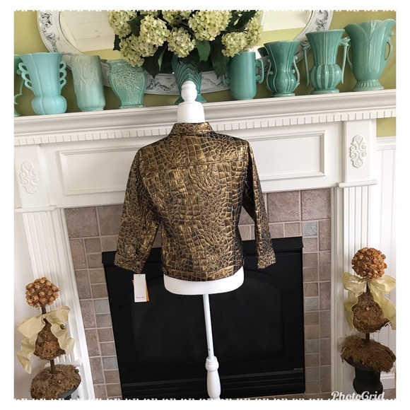 Ruby Rd. NWT Metallic jacket size 10 - Picture 3 of 8